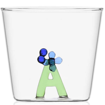 Designové sklenice na vodu Greenwood Bloom Alphabet Tumbler
