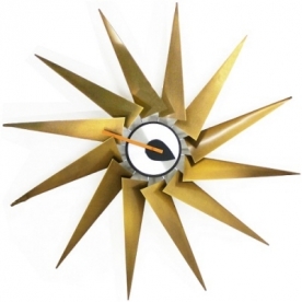 Designové nástěnné hodiny Turbine Clock